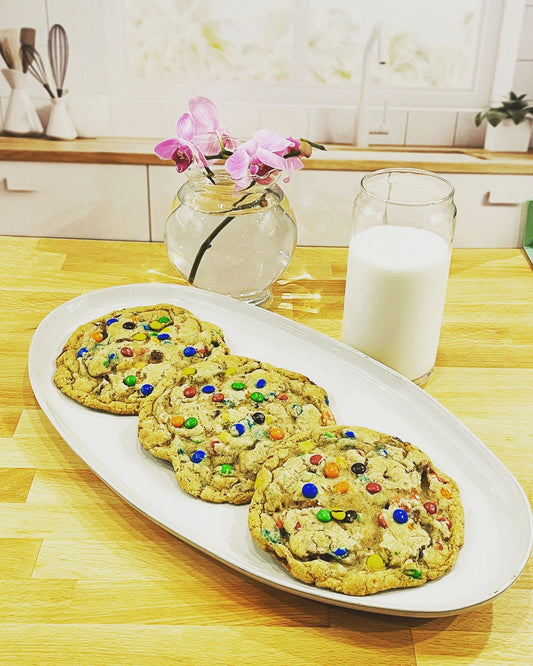 Gluten Free M&M cookies